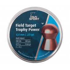 Пули пневматические H&N Field Target Trophy Power 5.5 мм (200 шт, 0.95 г)