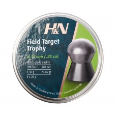 Пули пневматические H&N Field Target Trophy 6.35 мм (200 шт, 1.30 г)
