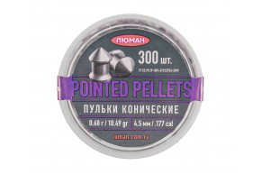 Пули пневматические Люман Pointed Pellets 4.5 мм (300 шт, 0.68 г)