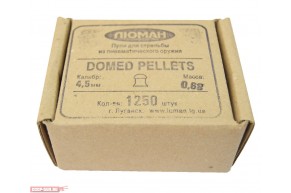 Пули пневматические Люман Domed Pellets 4.5 мм (1250 шт, 0.68 г)