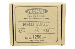 Пули пневматические Люман Field Target 4.5 мм (1250 шт, 0.55 г)