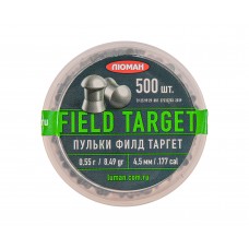 Пули пневматические Люман Field Target 4.5 мм (500 шт, 0.55 г)
