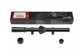 Оптический прицел Borner 4х15 (с кольцами, 18 мм)