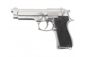 Макет пистолета Denix Beretta F92 (Хром, 1975 г, D7/1254NQ, Италия)
