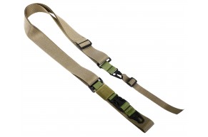 Ремень эластичный Patriot BH-SL02 (два карабина, песочный)