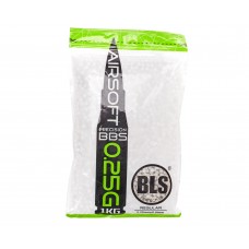Шарики для страйкбола BLS 0.25 (4300 шт, белые, 1 кг)