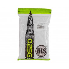Шарики для страйкбола BLS 0.25 (4300 шт, белые, 1 кг)