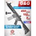 Страйкбольный автомат G&G T4-18 Black (6 мм, телескопический приклад)