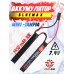 Аккумулятор BlueMAX Li-Po 7.4V 1450mAh 30C Nunchuck 2x (Mini Tamiya, 7.5x17x115 мм)