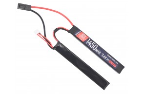 Аккумулятор BlueMAX Li-Po 7.4V 1450mAh 30C Nunchuck 2x (Mini Tamiya, 7.5x17x115 мм)