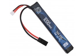 Аккумулятор BlueMax Li-Po 7.4V 1200mah 20C Stick (13.3x21x128 мм, G36, М-серия, Мини-Тамия)