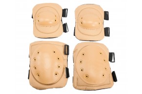 Защитный комплект Anbison Sports AS-PG0022T (Tan, налокотники, наколенники)