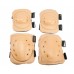 Защитный комплект Anbison Sports AS-PG0022T (Tan, налокотники, наколенники)