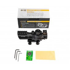 Призматический прицел Sniper Sutter PM 4x32 CB (BH-KSN01, Weaver)