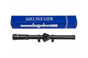 Прицел оптический Norin 4x15 (Ласточкин Хвост, 19 мм, Крест)