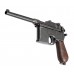 Макет пистолета Mauser K96 Denix D7 / 1024 (ММГ, пластиковая рукоять)