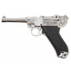 Макет пистолета Denix D7/8143 Luger P08 (ММГ, Германия, никель, 1898 г)