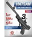 Пневматический пистолет Hatsan MOD 25 4.5 мм (3 Дж, пластик, черный)