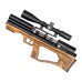 Пневматическая винтовка KrugerGun Снайпер BullPup 5.5 мм (прямоток, дерево L, 300 мм, передний взвод)
