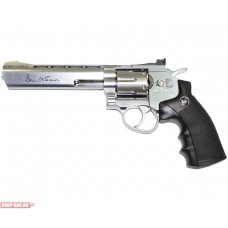 Пневматический пистолет ASG Dan Wesson 6 Silver (пулевой)