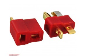 Разъем VB-Deans Тplug коннектор папа-мама (пара) (10 шт)