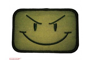 Шеврон Angry smile Green