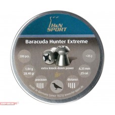 Пули пневматические H&N Baracuda Hunter Extreme 6.35 мм (200 шт, 1.84 г)