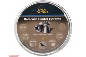 Пули пневматические H&N Baracuda Hunter Extreme 4.5 мм (400 шт, 0.62 г)