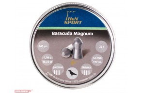 Пули пневматические H&N Baracuda Magnum 4.5 мм (200 шт, 1.06 г)