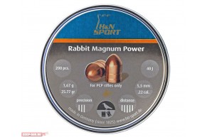 Пули пневматические H&N Rabbit Magnum Power 5.5 мм (200 шт, 1.67 г)