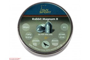 Пули пневматические H&N Rabbit Magnum II 5.5 мм (200 шт, 1.66 г)