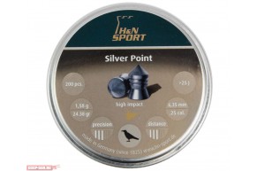 Пули пневматические H&N Silver Point 6.35 мм (200 шт, 1.58 г)