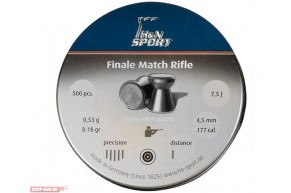 Пули пневматические H&N Final Match Rifle 4.5 мм (500 шт, 0.53 г)