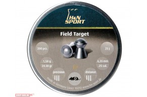 Пули пневматические H&N Field Target 6.35 мм (200 шт, 1.58 г)