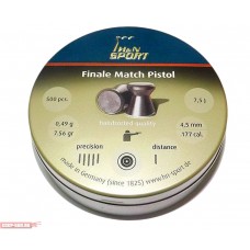 Пули пневматические H&N Final Match Pistol 4.5 мм (500 шт, 0.49 г)