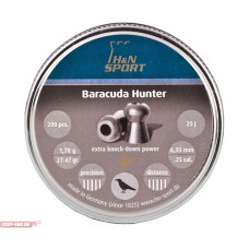 Пули пневматические H&N Baracuda Hunter 6.35 мм (200 шт, 1.78 г)