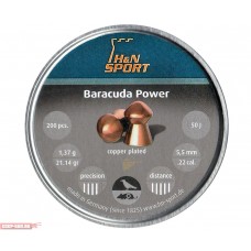 Пули пневматические H&N Baracuda Power 5.5 мм (200 шт, 1.37 г)