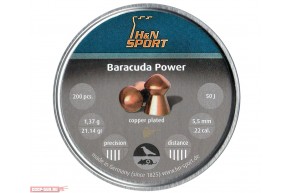 Пули пневматические H&N Baracuda Power 5.5 мм (200 шт, 1.37 г)