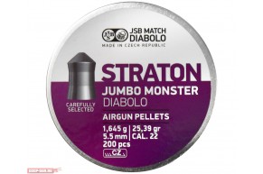 Пули пневматические JSB Straton Jumbo Monster 5.51 мм (200 шт, 1.645 г)