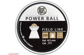 Пули пневматические RWS Power Ball 4.5 мм (200 шт, 0.64 г)