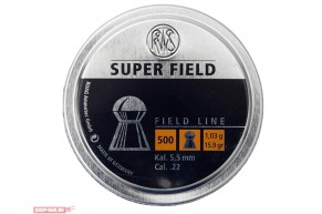 Пули пневматические RWS Super Field 5.5 мм (500 шт, 1.03 г)