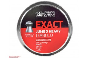 Пули пневматические JSB Exact Jumbo Heavy 5.52 мм (500 шт, 1.175 г)