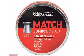 Пули пневматические JSB Exact Jumbo Match 5.5 мм (300 шт, 0.890 г)