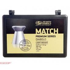 Пули пневматические JSB Match Premium Light 4.5 мм (200 шт, 0.475 г)