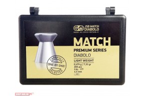 Пули пневматические JSB Match Premium Light 4.5 мм (200 шт, 0.475 г)