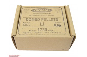 Пули пневматические Люман Domed Pellets (1250 шт, 0.68 г)