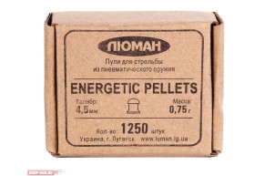 Пули пневматические Люман Energetic Pellets 4.5 мм (1250 шт, 0.75 г)