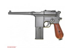 Пневматический пистолет Gletcher M712S BlowBack (Маузер)