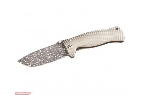 Складной нож LionSteel SR-1 Damascus (Inox Chad Nichols)