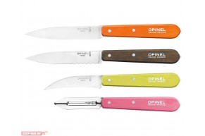 Набор ножей Opinel Les Essentiels №112/113/114/115 - 4 шт (цветные)